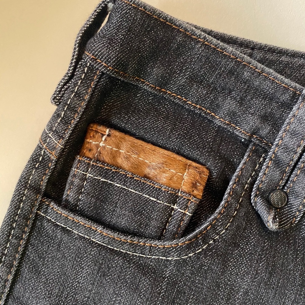 💋Chalis Straight Leg Women’s Pony Hair Jeans - Picture 3 of 8
